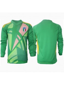 Italija Golmanski Gostujuci Dres EP 2024 Dugim Rukavima